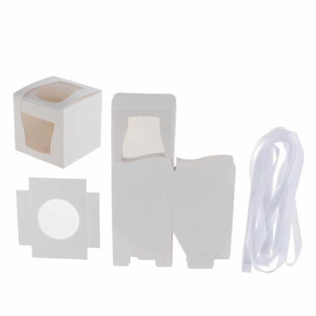 説明:材質:クラフト紙.ひも寸法:9 x 9 x 9 cm / 3.5 x 3.5 x 3.5 In.Twineの長さ:90 cm / 1yd窓.カップケーキホルダー.ひも.ビンテージ素朴なスタイルの